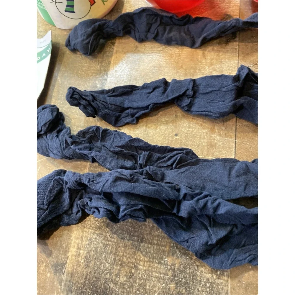 L'eggs Holiday Knee Highs Sheer Navy‎ Blue OSFA 2 Pairs Vintage 1996 Egg Package